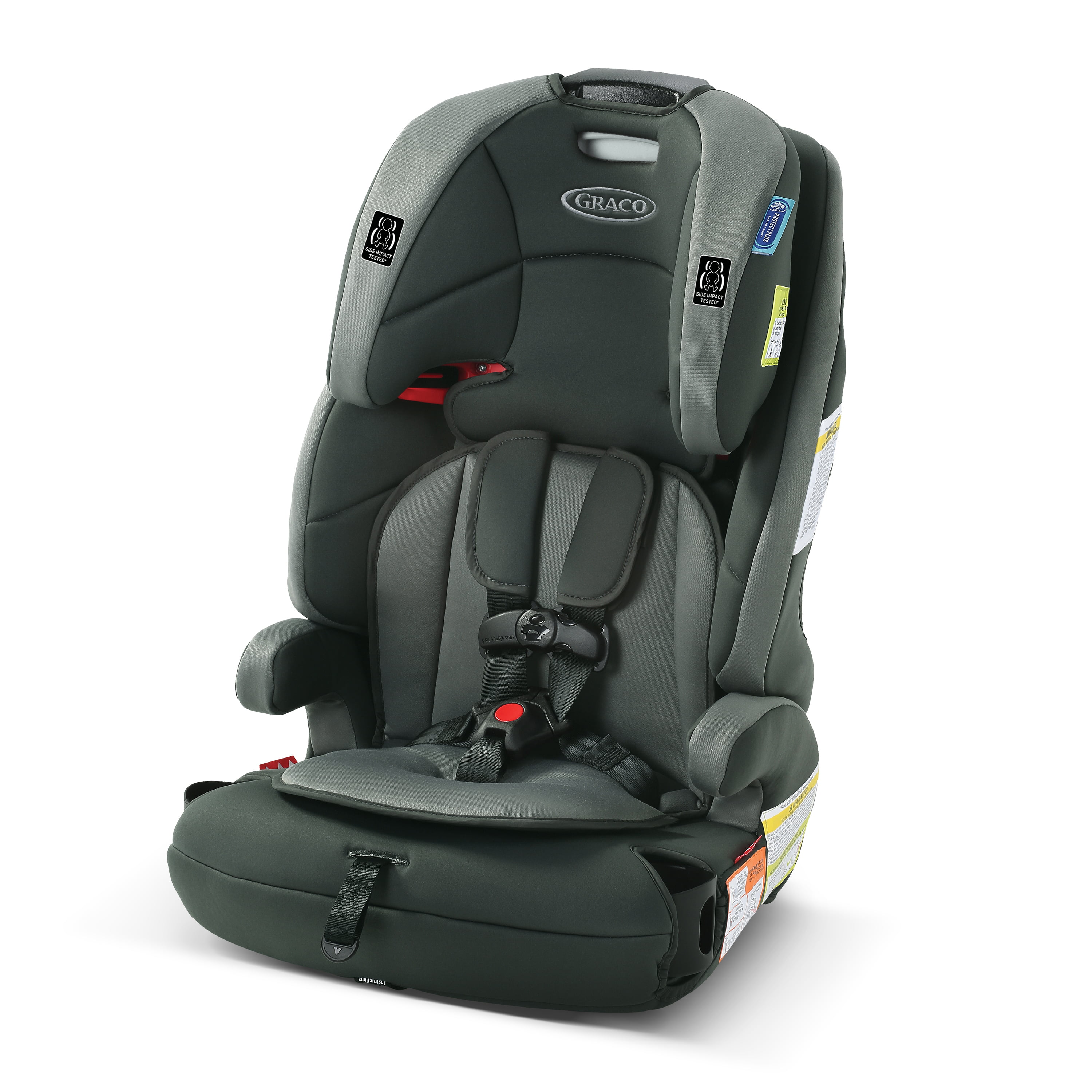 Graco Tranzitions Backless and High-back Booster Car Seat, Gray - Walmart.com $99.97