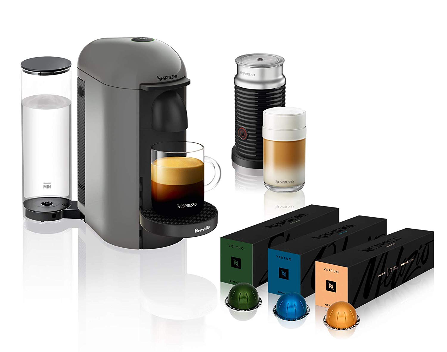 Nespresso VertuoPlus Coffee and Espresso Machine with ...