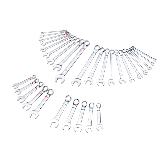 YMMV -Kobalt 30-Piece Set 12-point Standard (SAE) and Metric Combination Standard Combination Wrench Set in the Combination Wrenches & Sets department at Lowes.com $12.47