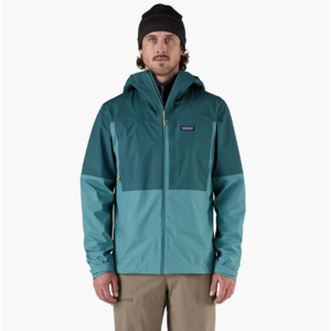 Patagonia Men's Boulder Fork Rain Jacket (Wetland Blue) 4 + Free Shipping