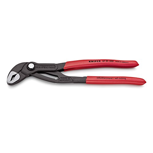 KNIPEX Tools - Cobra Water Pump Pliers (8701250), Red,10-Inch $29.96