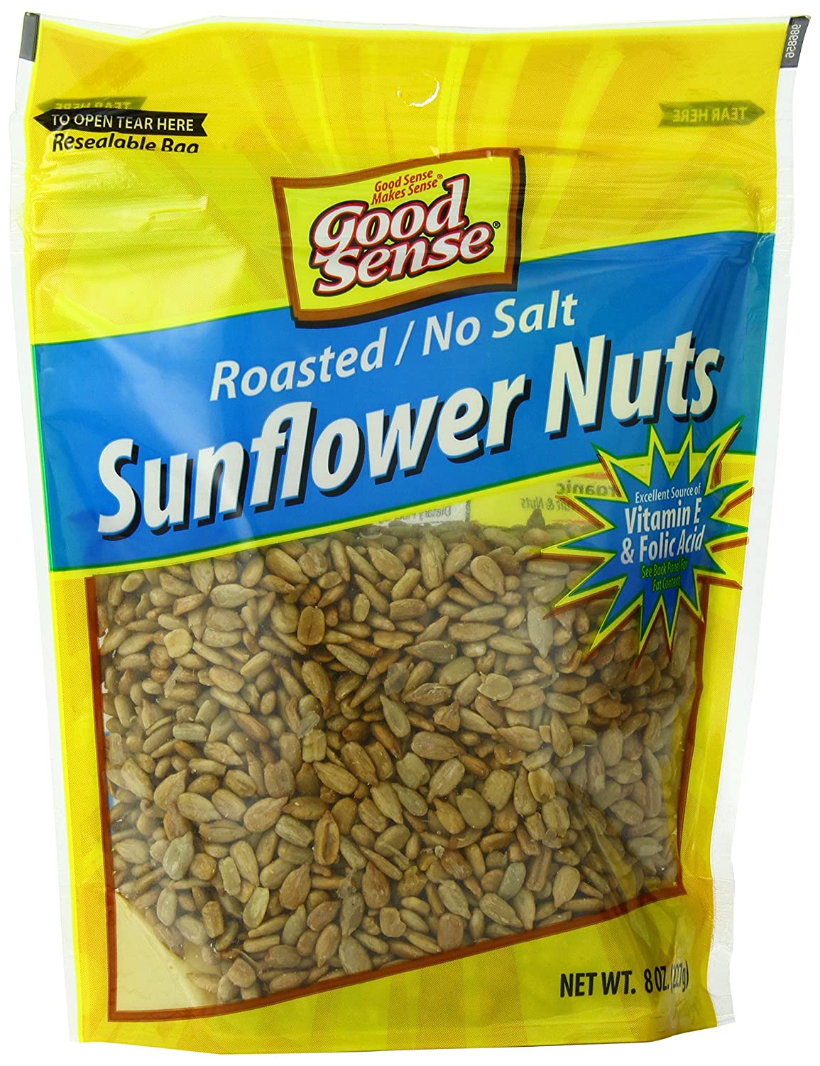 12-Pack 8-Ounce Good Sense Roasted No Salt Sunflower Seed Kernels $6.87 w/ Subscribe & Save
