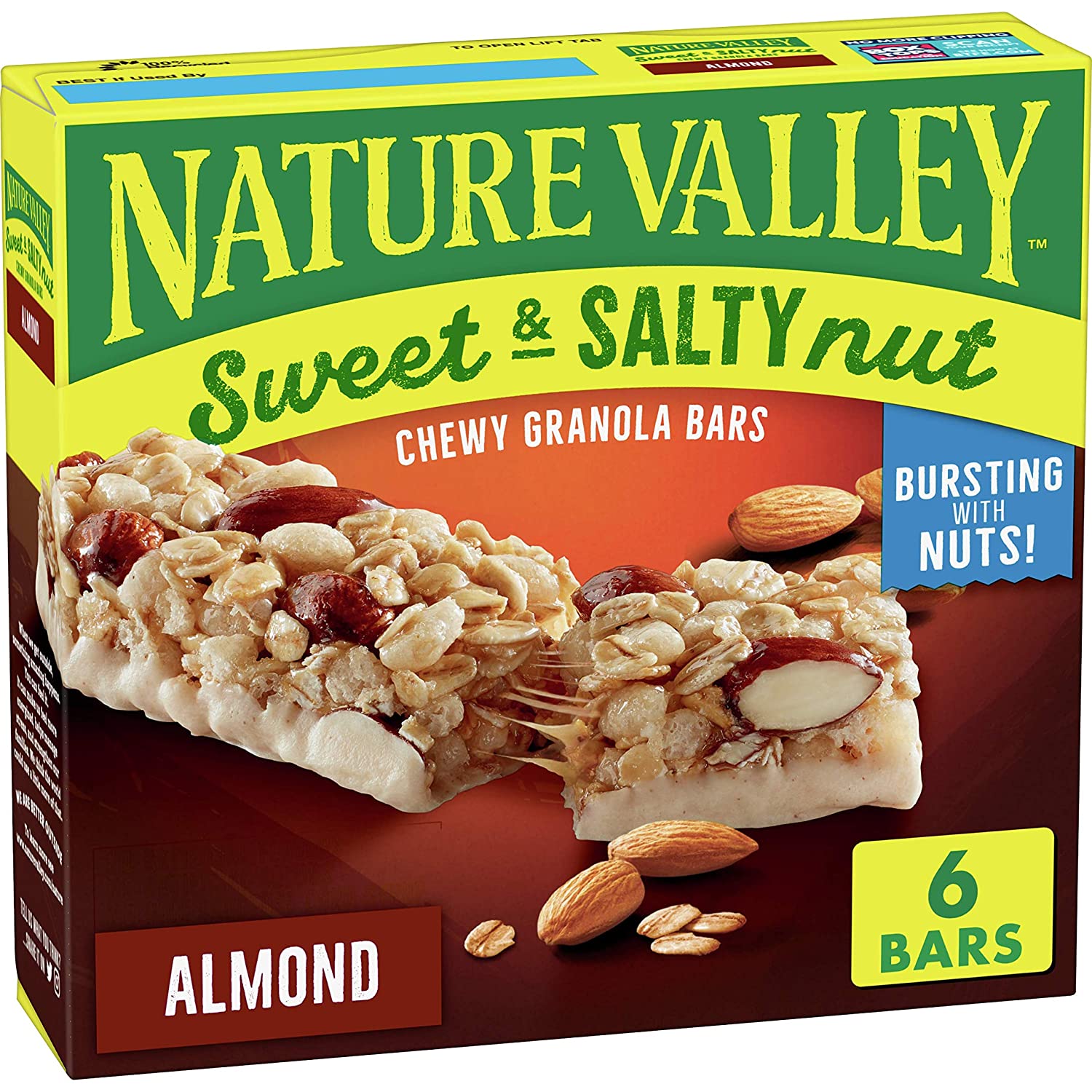 6-Count Nature Valley Granola Bars Sweet and Salty Nut (Almond) $1.46 AC + Free Prime Shipping