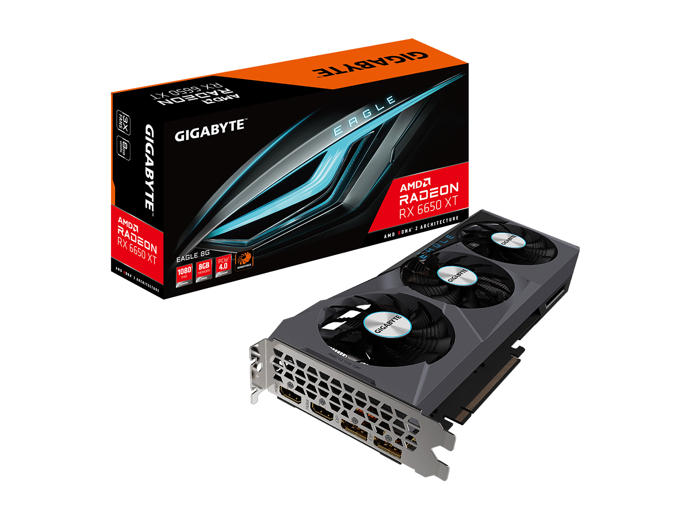 Gigabyte Radeon RX 6650 XT Eagle 8GB GDDR6 Graphics Card