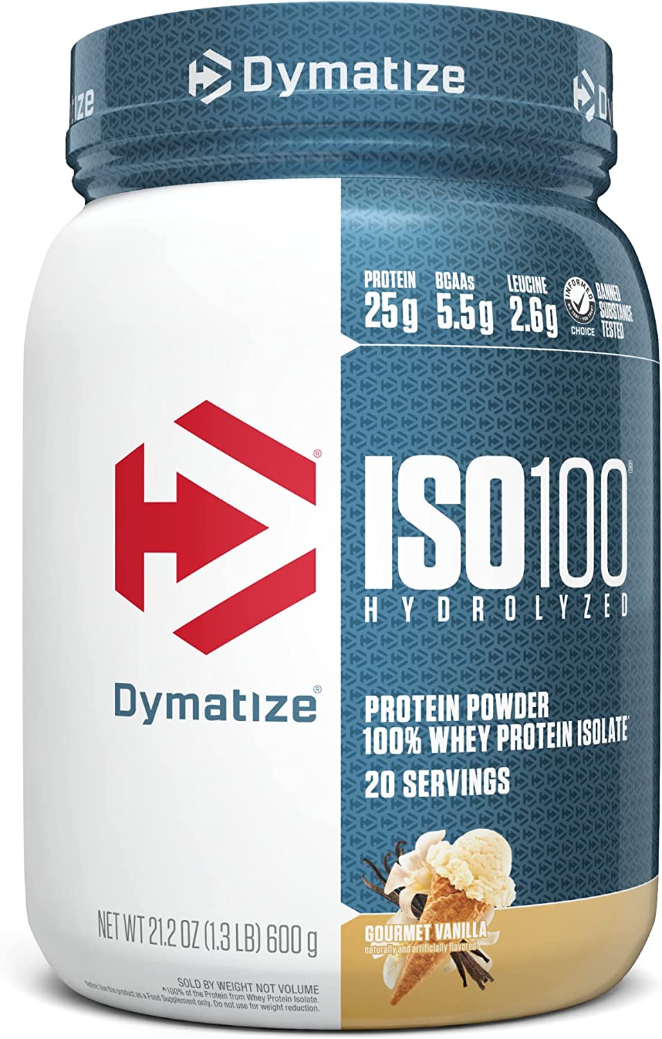 1.3lb Dymatize ISO100 Hydrolyzed Protein Powder (Gourmet Vanilla) 2 for $27.98 w/ S&S + Free Ship