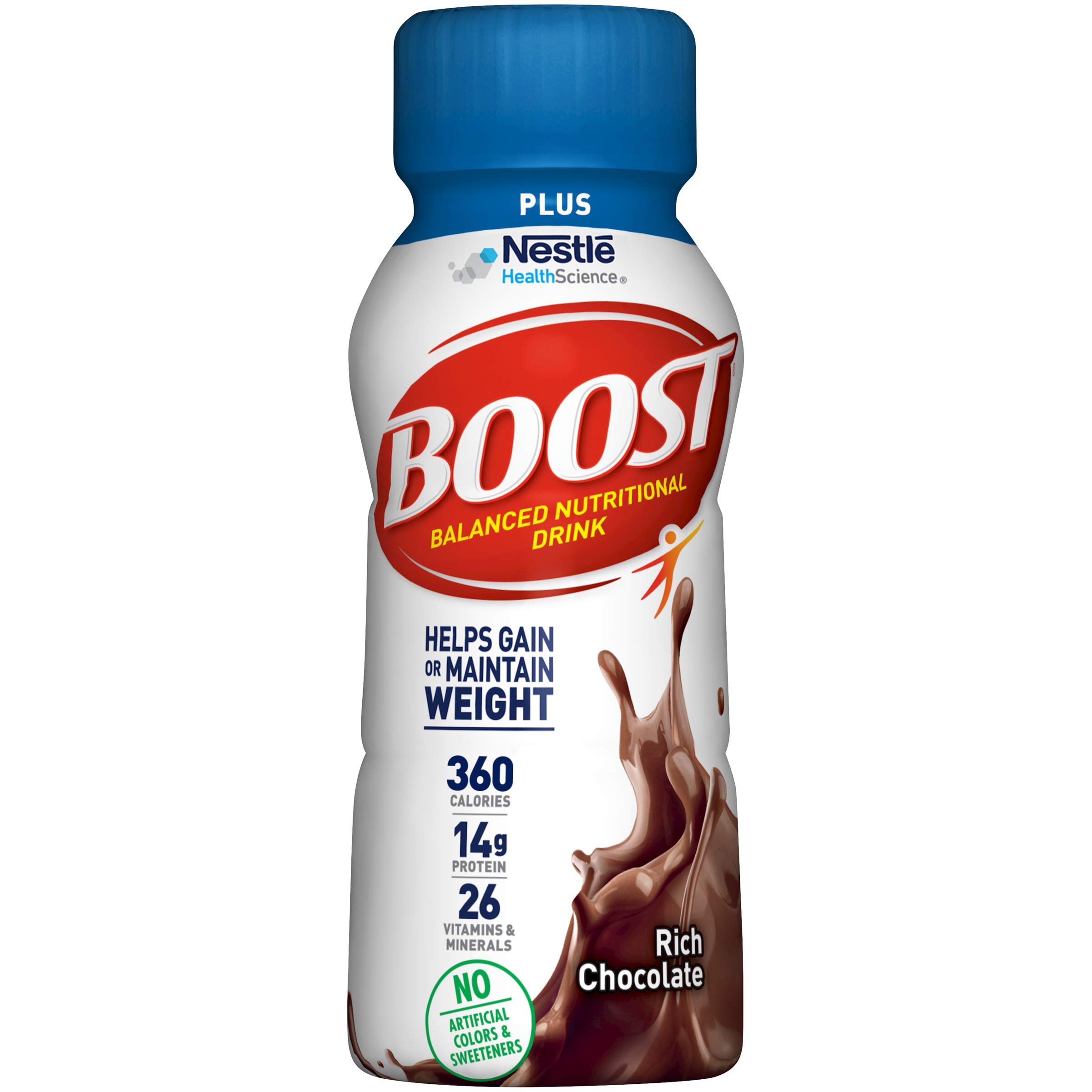 24-Pack 8-Ounce Boost Plus Complete Nutritional Drink (Rich Chocolate) $12.63 w/ Subscribe & Save