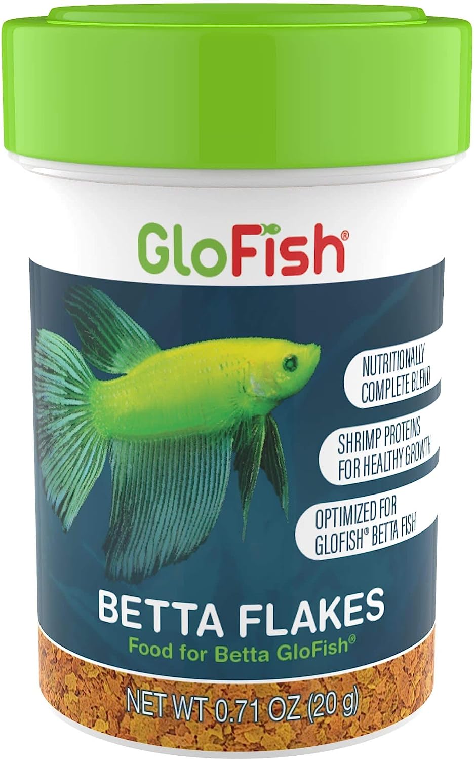 0.71-Ounce GloFish Betta Flakes Tropical Fish Food $1.83 AC