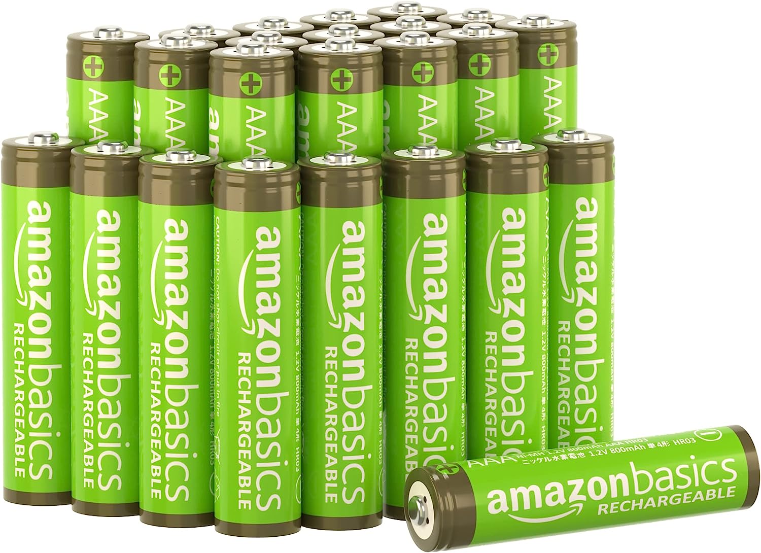 Prime Members 24Pack Amazon Basics AAA 800mAh NiMH Rechargeable Batteries