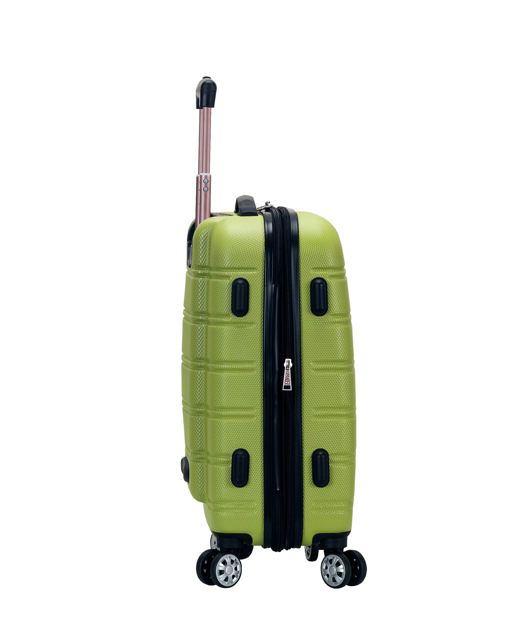 20" Rockland Melbourne Hardside Expandable Spinner Wheel Luggage (Lime) $21.80