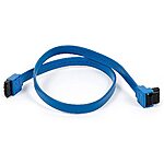 18" Monoprice SATA III 6.0 Gbps Cable w/ 90-Degree Plug $0.30