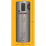 Rheem ProTerra 50 Gal. 10-Year Hybrid Heat Pump Smart Electric Water Heater $1539 or less + Free Ship to Store