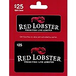 $25 Red Lobster Gift Card $14.55