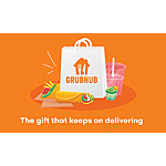 GrubHub+ Members: $50 Grubhub eGift Card + $10 Bonus eGift Card (Email Delivery) $50