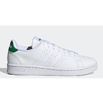 adidas Men's Advantage Sneaker Shoes (Cloud White/Green) $24.50 + Free Shipping