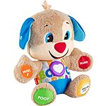 Fisher-Price Laugh & Learn Smart Stages Plush Toy w/ 75 Sounds (Puppy) $10.70 &amp; More