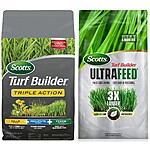 Scotts Turf Builder Lawn Fertilizers: 11.31 lbs Triple Action + 20 lbs Ultrafeed $35 + Free Shipping