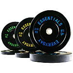 210-Lb BalanceFrom Olympic Bumper Plate Weight Plate Set w/Steel Hub (Black) $150 + Free Shipping