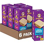 6-Pack 8oz Annie's Organic Graham Sandwich Cookies (Birthday Cake, 12 cookies per box) $12.91 w/ Subscribe &amp; Save