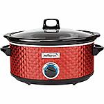 7-Quart Brentwood SC-157R Slow Cooker (Red) $11.25