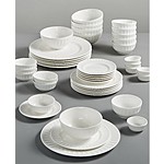 42-Piece Gibson White Elements Dinnerware Set (Various, Service for 6) $40 + Free Shipping
