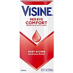 0.5oz Visine Red Eye Comfort Redness Relief Eye Drops $1.51 w/ S&amp;S