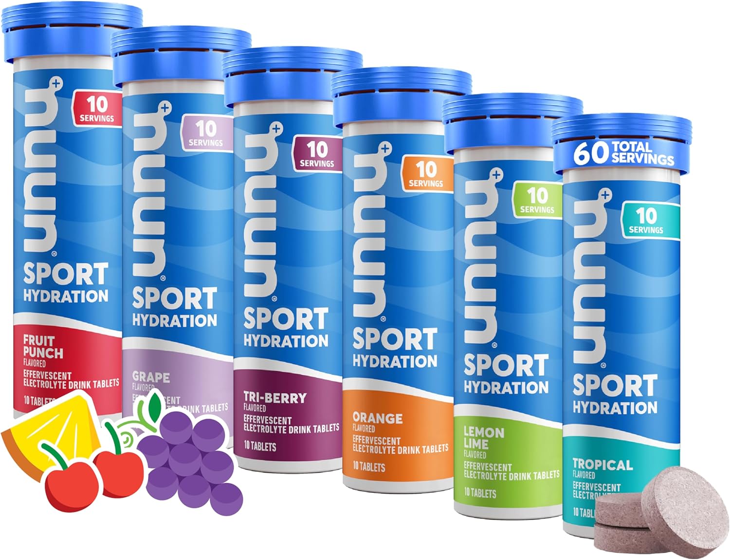 Select Amazon Accounts: 60-Count Nuun Sport Electrolyte Tablets Variety Pack $13 w/ Subscribe & Save