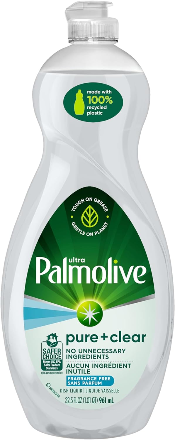 32 5oz Palmolive Ultra Dishwashing Liquid Dish Soap (Pure   Clear