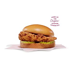 Select SoCal Residents Only: Chick-fil-A App: Original Chicken Sandwich Free (claim by 11:59pm PT on 3/21)