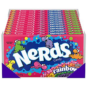 12-Pack 5oz Nerds Candy Rainbow Movie Theater Boxes $5.70 w/ Subscribe & Save