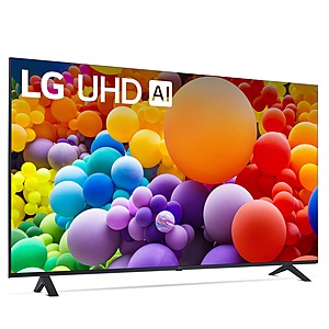 LG - 65” Class UT70 Series LED 4K UHD Smart webOS TV (2024) $349.99