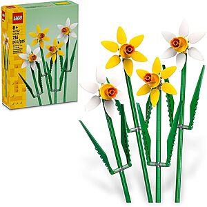 216-Piece LEGO Daffodils Building Set (40747) + $0.30 Amazon Credit $6