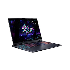 Acer Predator Laptop: 16" 1600p 240Hz OLED, Ultra 9 275HX, RTX 5070 Ti, 32GB RAM  Refurbished $1455.99