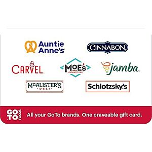 $25 Mix It Up Multi-Brand Restaurant eGift Card (Email / Text Delivery) $20 