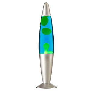 16" Urban Shop Motion Volcano Lamp (Yellow / Blue) $10