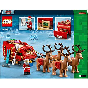 $25.49*: 343-Piece LEGO Christmas - Santa's Sleigh (40499, 2021) at Amazon