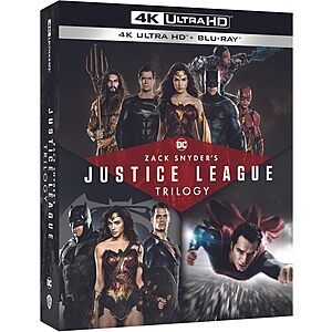Zack Snyder's Justice League Trilogy (4K Ultra HD + Blu-ray) 