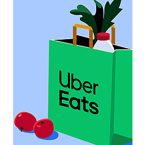Select Uber Eats Customers: Savings on Online Orders 50% Off (up to $10) (fees may apply)