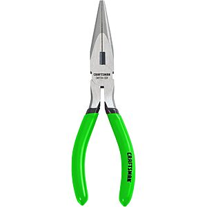 6" CRAFTSMAN Hi-Vis Long Nose Gripping Pliers $6.50 