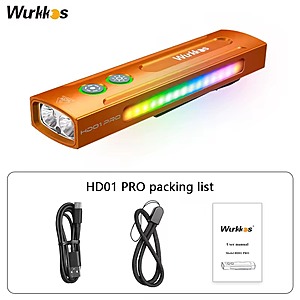 Wurkkos HD01 PRO Rechargeable Flat EDC Flashlight (6000K-6500K) $29.65 + Free S&H