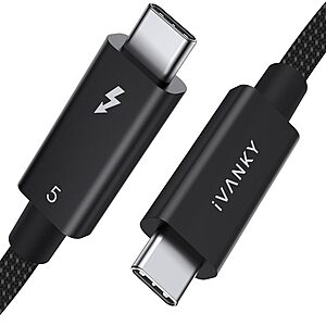 3.3' iVANKY up to 120Gbps / 240W PD Intel Certified Thunderbolt 5 Cable $19 