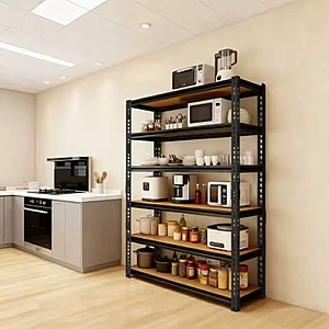 72" x 40" x 20" Metal Storage Rack Shelving System $34.05 + Free S&H