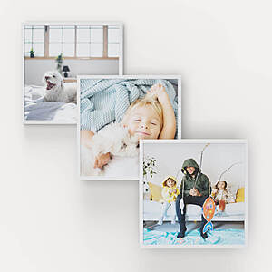 Walgreens Photo: 3-Pk 8" x 8" TilePix Customized Photo Framed Prints $14 + Free Pickup