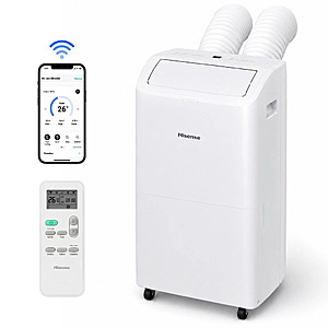 Refurb: Hisense 8,000 BTU Dual Hose Portable Inverter Air Conditioner $200 + Free S&H