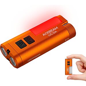 ACEBEAM UC3A Rechargeable / AAA 900 Lumen EDC Mini Flashlight