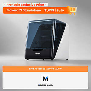 Pre-Order: Makera Z1 Standalone Desktop CNC Machine $1099 + Free S&H