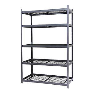 Open Box: RUGGED RACK Boltless Wire Shelving Rack (48" x 24" x 72") $47 + Free S&H