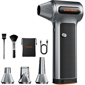 WOLFBOX MF200 Cordless Electric Air Duster w/ Removable Battery $75 + Free S&H