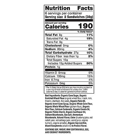 6-Pack 8oz Annie's Organic Graham Sandwich Cookies (Birthday Cake, 12 cookies per box) $12.91 w/ Subscribe & Save