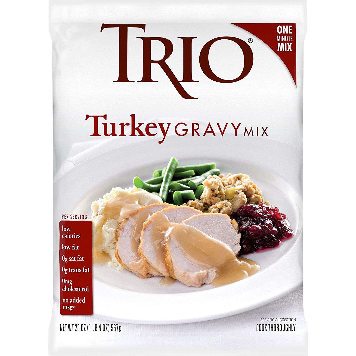 20-Ounce Trio Turkey Gravy Mix for $2.23 AC w/ S&S + Free S&H