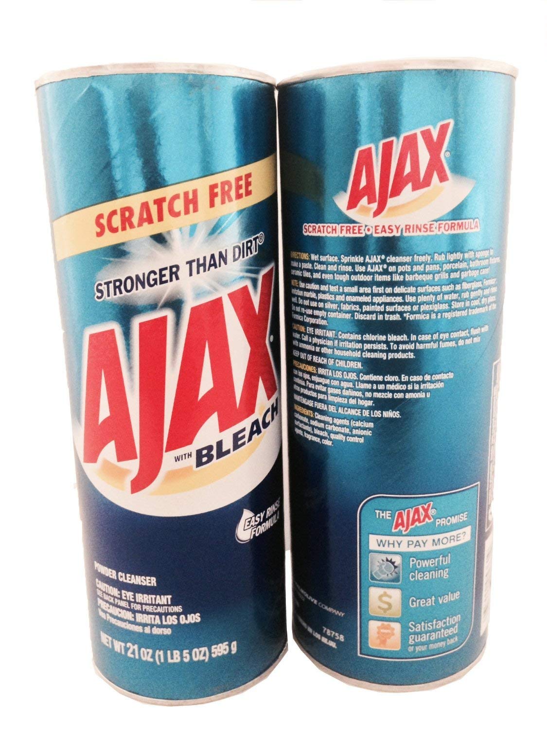 2-Pack of 21oz Ajax Powder Cleanser with Bleach - Slickdeals.net